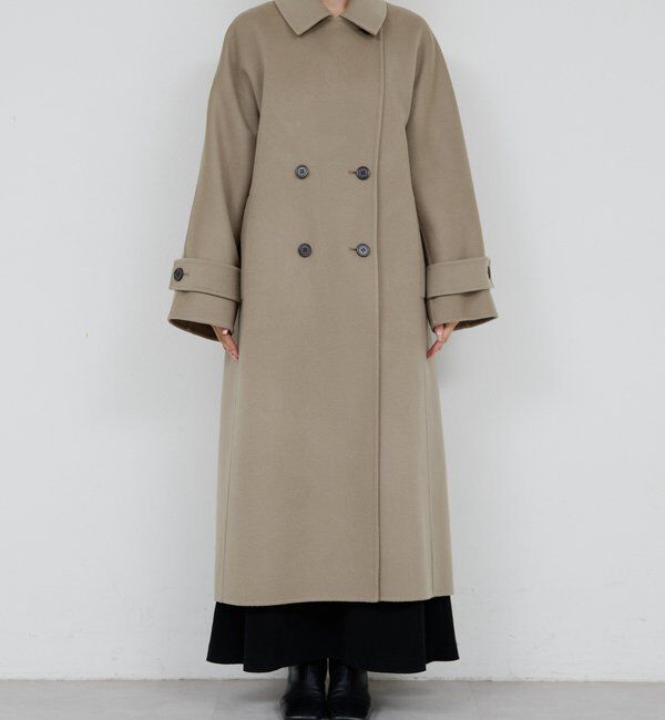  「【HERITANOVUM】ウールカシミヤチェストリバーコート」|その他|