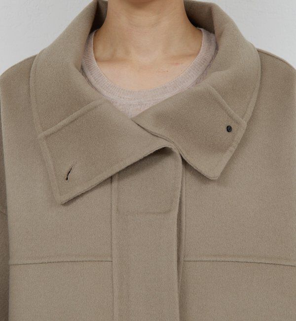  「【HERITANOVUM】スタンドカラーリバーコート」|その他|