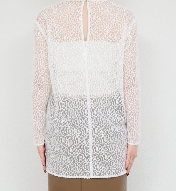  「【25th記念アイテム】レースロングプルオーバー」|シャツ・ブラウス|