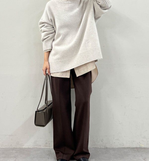 「【手洗い可】ウールクループルオーバー」|ニット・セーター|