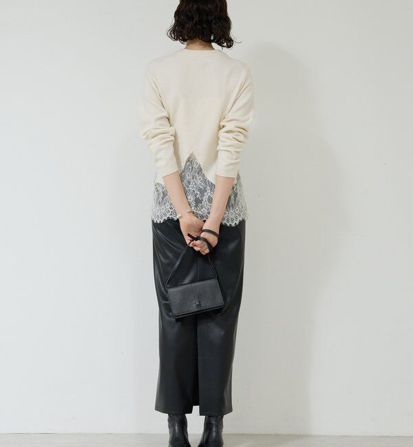  「【25th記念アイテム】レースコンビニット」|ニット・セーター|