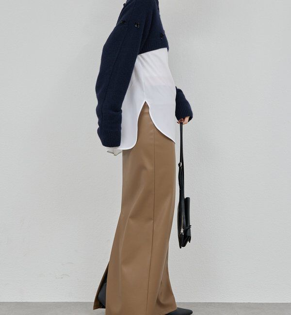  「【25th記念アイテム】ビジューショートVニット」|ニット・セーター|