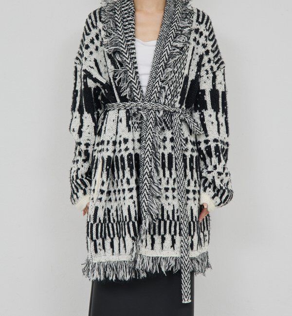  「【25th記念アイテム】フリンジニットガウン」|ニット・セーター|