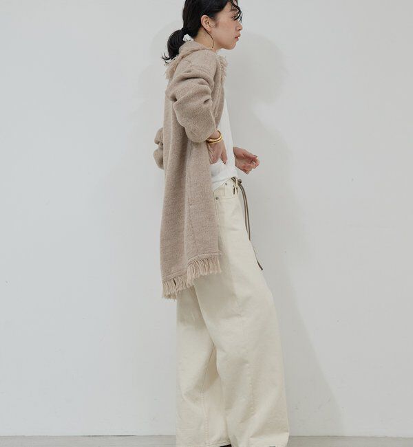  「【25th記念アイテム】フリンジニットガウン」|ニット・セーター|