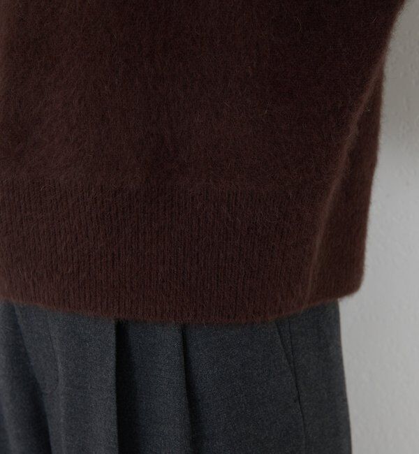  「ファーボートネックプルオーバー」|ニット・セーター|