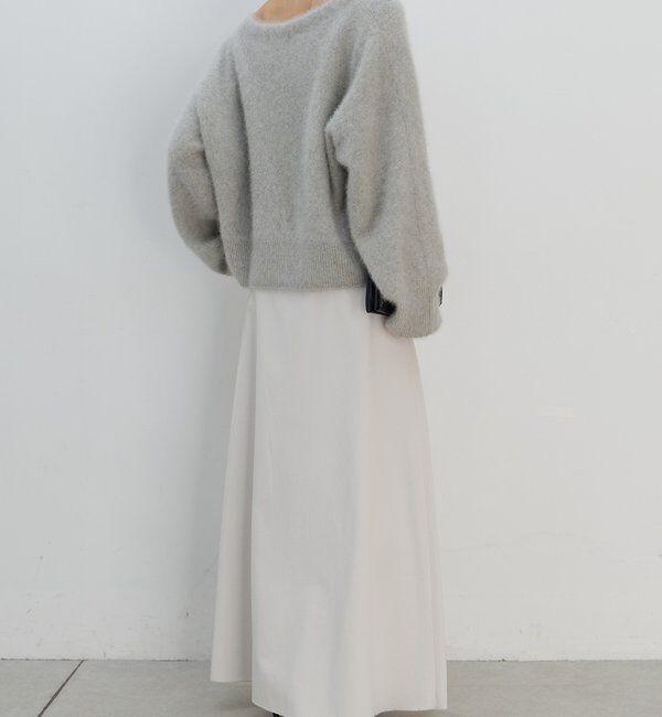  「ファーボートネックプルオーバー」|ニット・セーター|