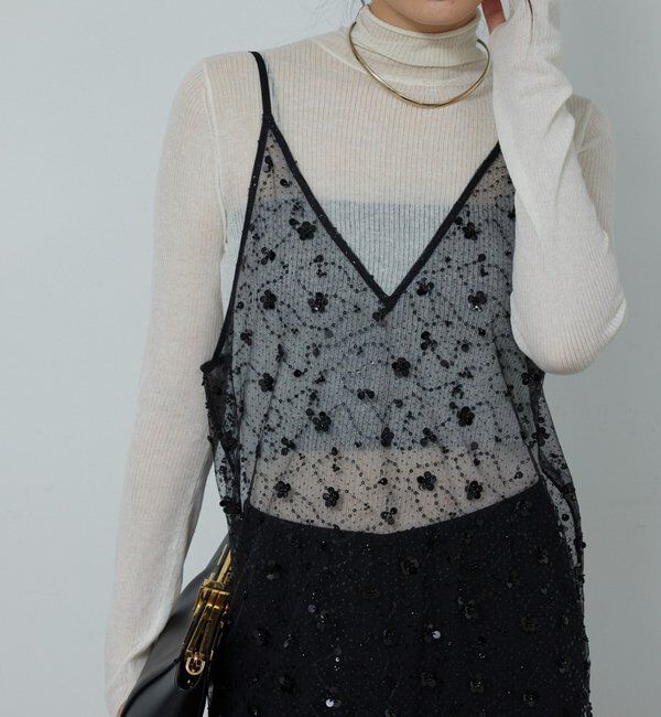  「【CHIHAYAコラボ】シアーリブタートル」|ニット・セーター|