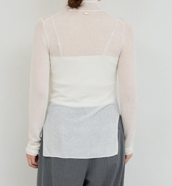  「【CHIHAYAコラボ】シアーリブタートル」|ニット・セーター|