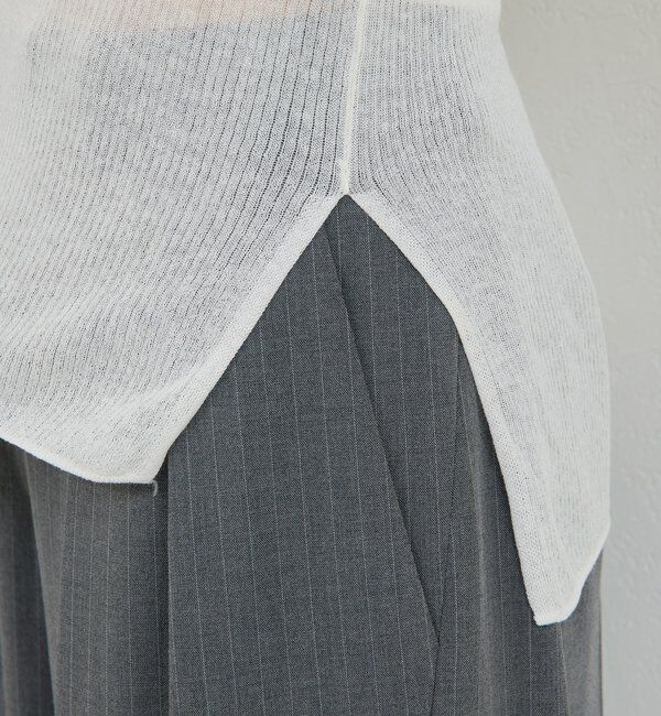  「【CHIHAYAコラボ】シアーリブタートル」|ニット・セーター|