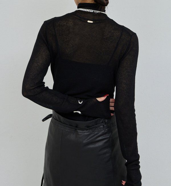  「【CHIHAYAコラボ】シアーリブタートル」|ニット・セーター|