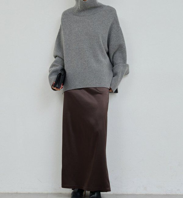  「【手洗い可】ウールタートルプルオーバー」|ニット・セーター|