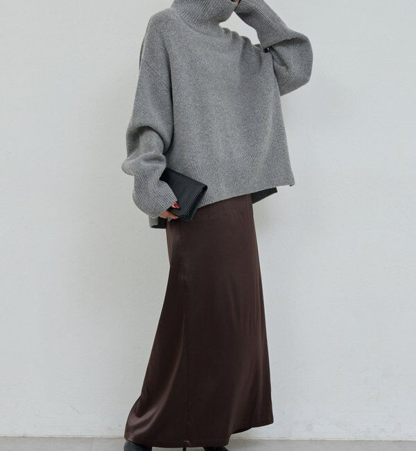  「【手洗い可】ウールタートルプルオーバー」|ニット・セーター|