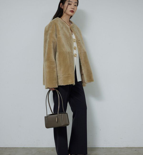  「【2way】リバーシブルフェイクムートンコート」|その他|