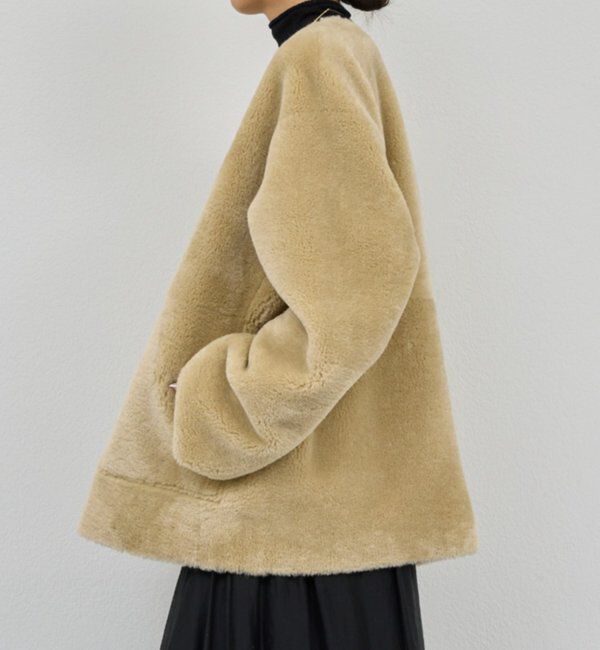  「【2way】リバーシブルフェイクムートンコート」|その他|