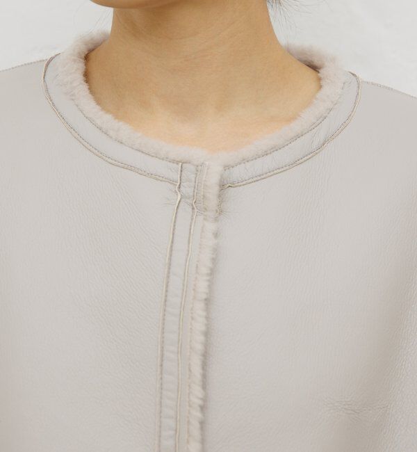  「【2way】リバーシブルフェイクムートンコート」|その他|