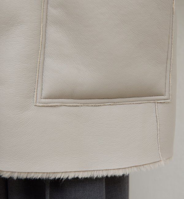  「【2way】リバーシブルフェイクムートンコート」|その他|