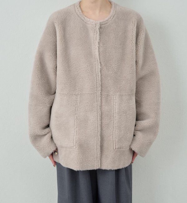  「【2way】リバーシブルフェイクムートンコート」|その他|