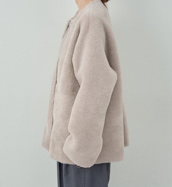  「【2way】リバーシブルフェイクムートンコート」|その他|