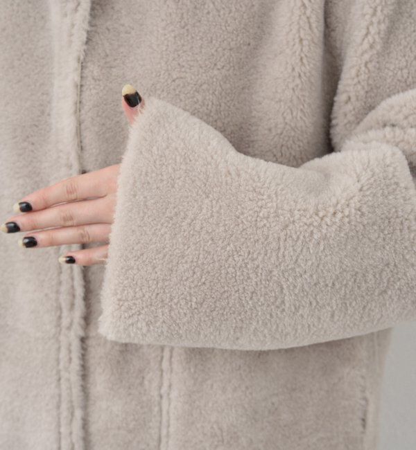  「【2way】リバーシブルフェイクムートンコート」|その他|