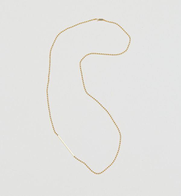  「ボールチェーンロングネックレス」|リング|