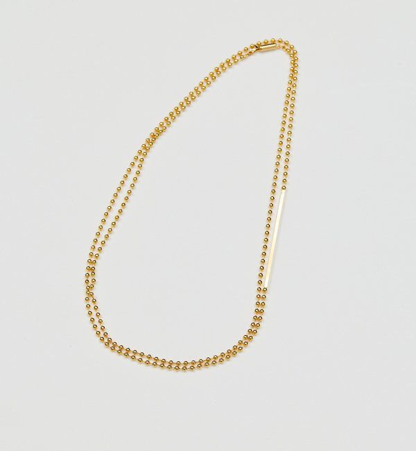  「ボールチェーンロングネックレス」|リング|