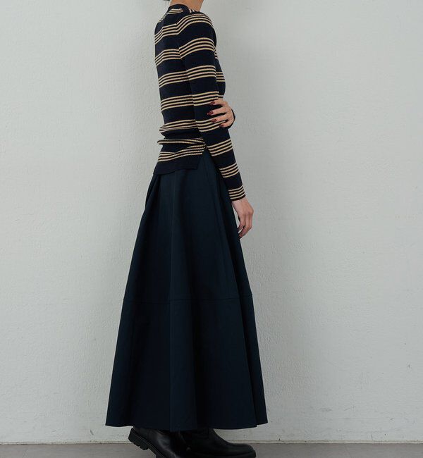  「【手洗い可】【HERITANOVUM】ボーダークループルオーバー」|ニット・セーター|