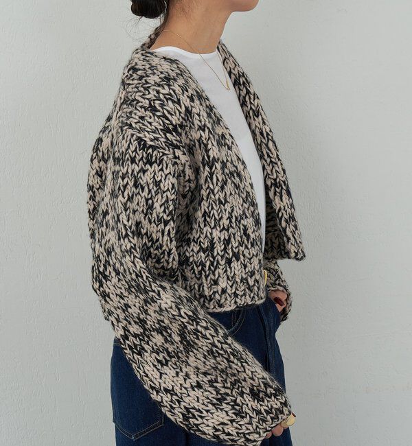  「【HERITANOVUM】ハンドニットジャケット」|ニット・セーター|