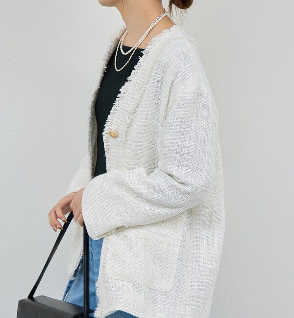  「【手洗い可】ツイードジャケット」|その他|