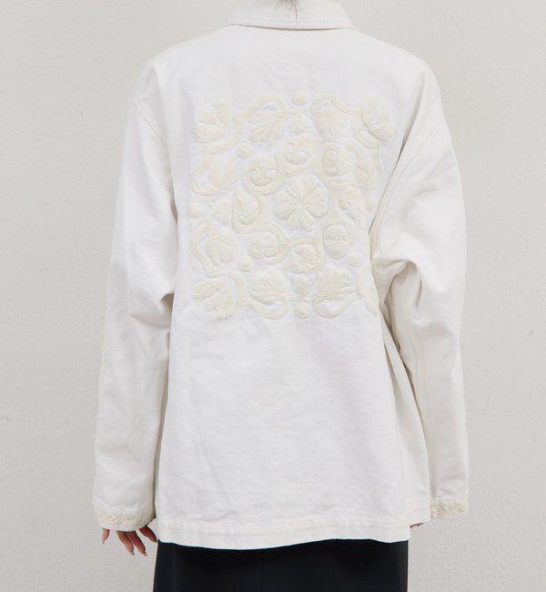  「【Dhritie】エンブロイダリージャケット」|デニムジャケット|