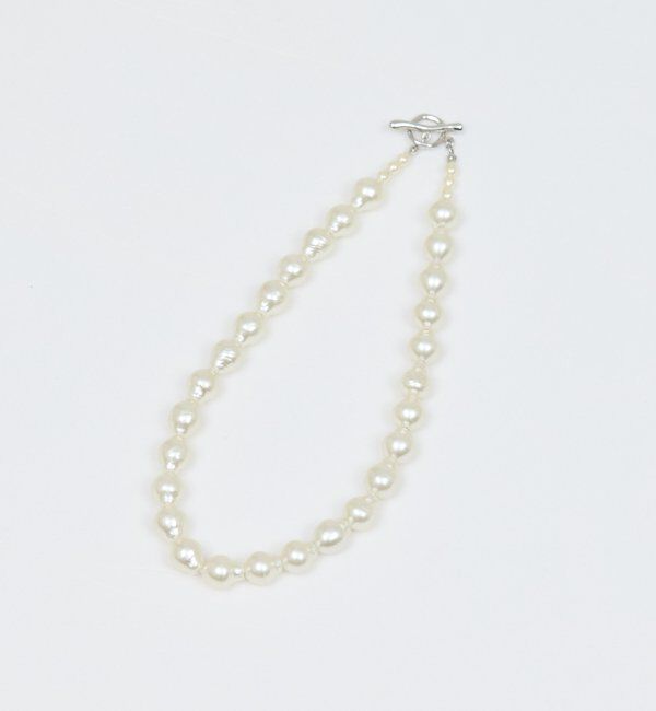  「ガラスパールショートネックレス」|リング|