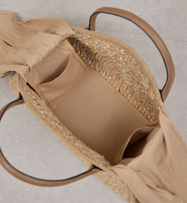  「 【Jhuri Shate】ハーフサークルバッグ/L」|トートバッグ|