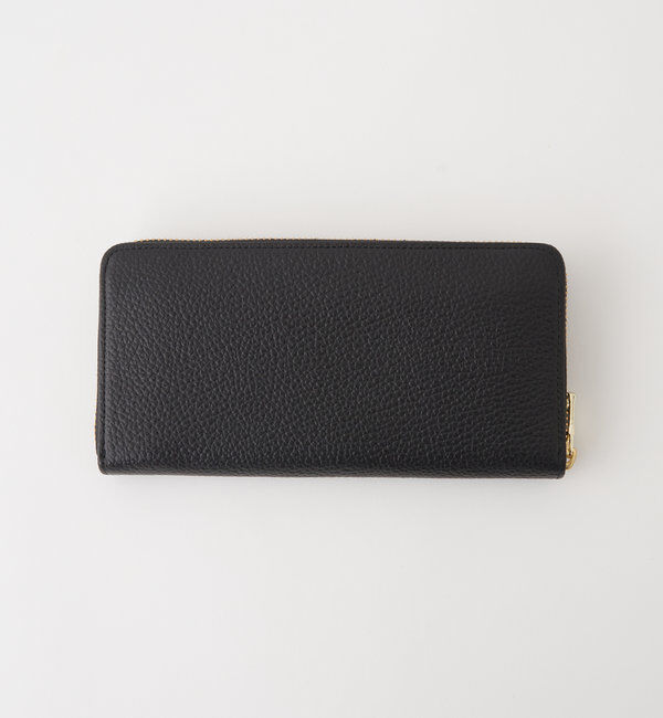  「モノグラムプレートラウンドジップウォレット」|財布|