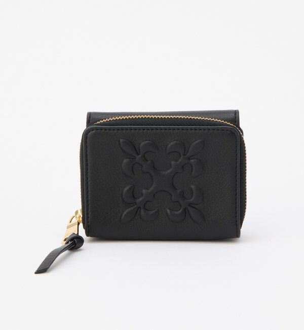  「エンボスモノグラム三つ折りウォレット」|財布|