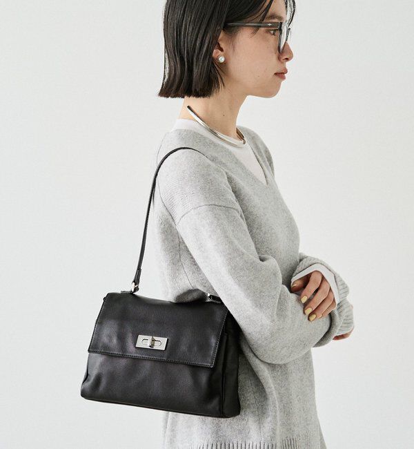  「《@__serako.r__企画》ソフトレザーフラップミニトートバッグ」|トートバッグ|