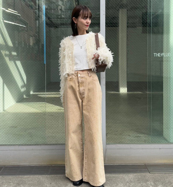  「【新色ブルー登場！】フレアデニム」|デニム|