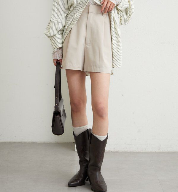  「シンプルショートパンツ」|チノ|