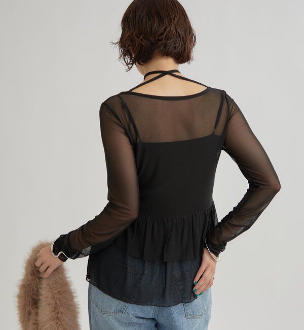  「ドットティアードプルオーバー」|Tシャツ・カットソー|