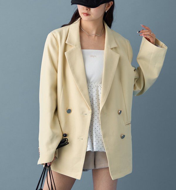  「金ボタンテーラードジャケット」|テーラードジャケット|