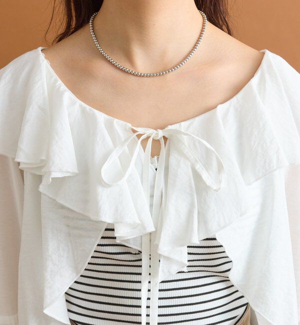  「ラッフルボレロブラウス」|シャツ・ブラウス|