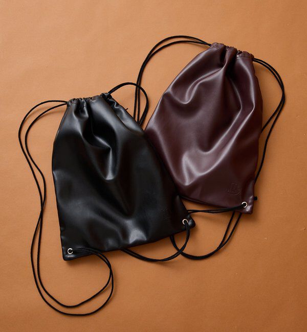  「フェイクレザーナップサック」|トートバッグ|