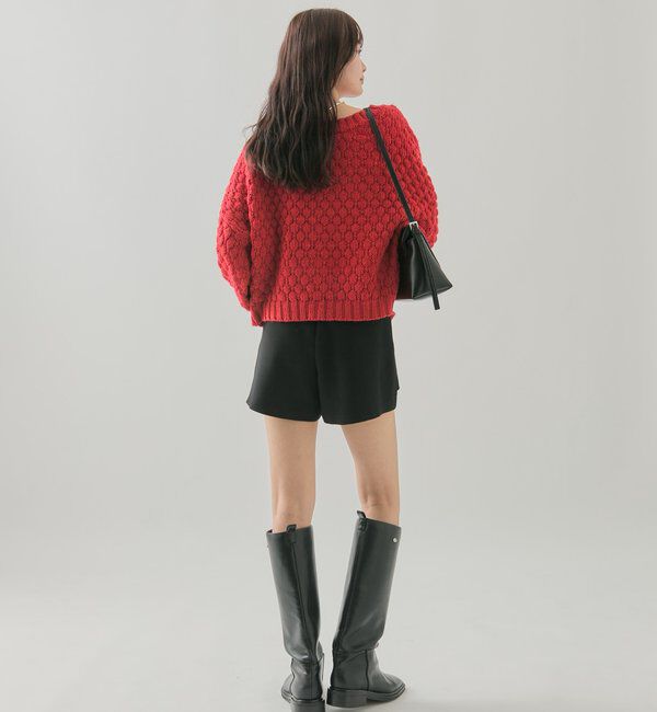  「ポコポコニットカーディガン」|カーディガン|