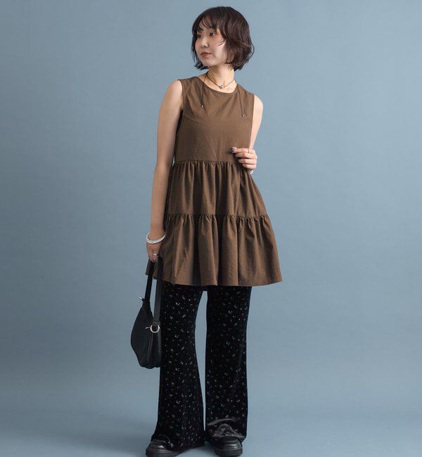  「ベロアフレアパンツ」|チノ|