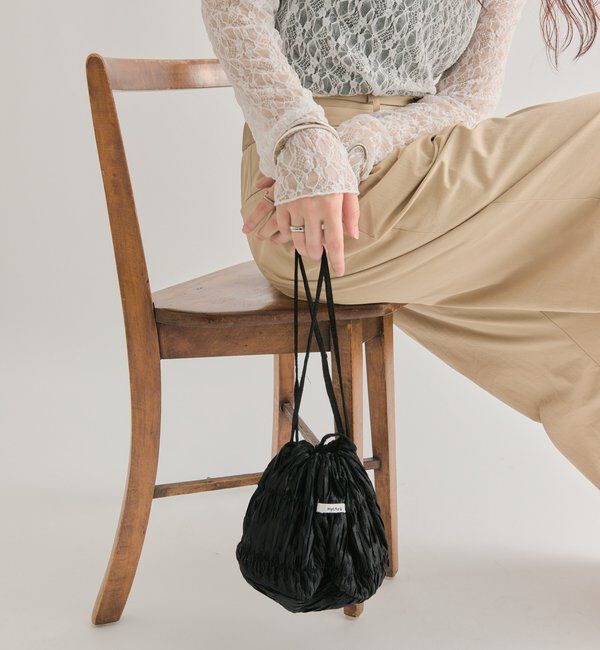  「シャーリングサテンホイップBAG」|トートバッグ|