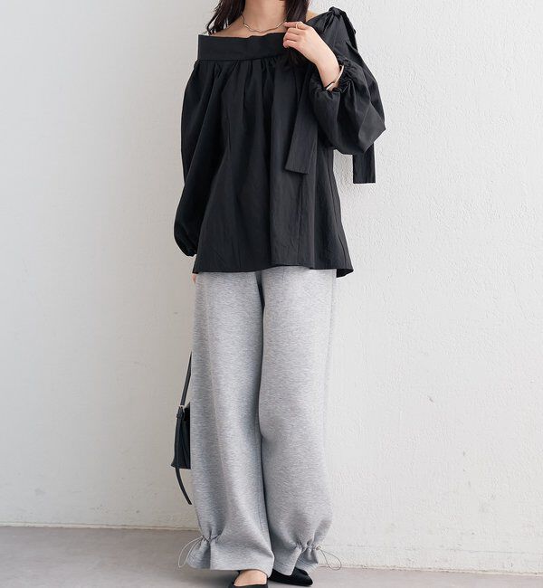  「肩リボンオフショルブラウス」|シャツ・ブラウス|