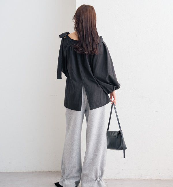 「肩リボンオフショルブラウス」|シャツ・ブラウス|