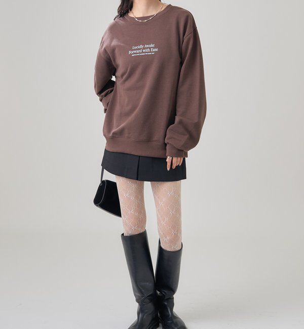  「miniロゴスウェット」|Tシャツ・カットソー|