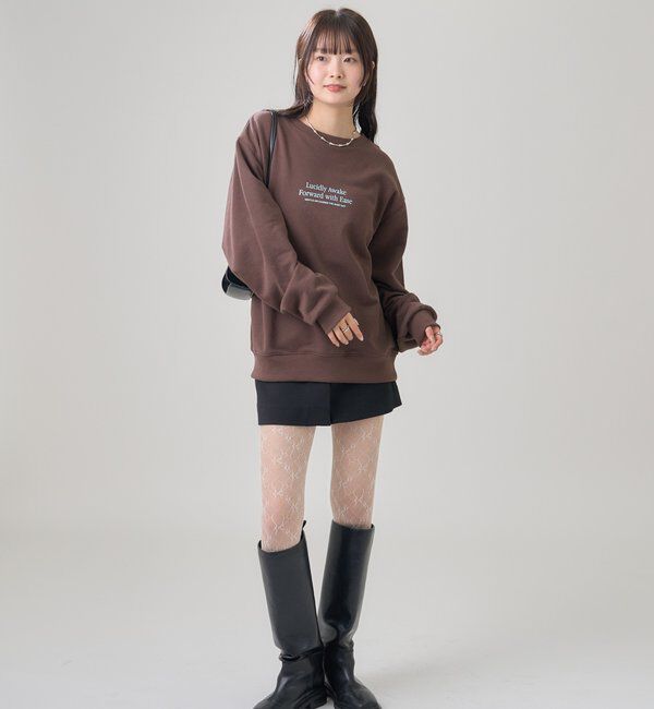  「miniロゴスウェット」|Tシャツ・カットソー|