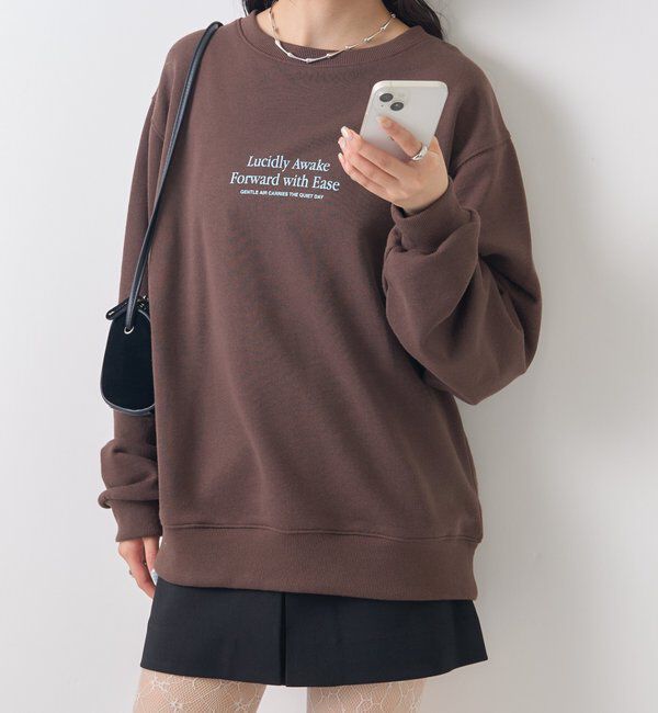  「miniロゴスウェット」|Tシャツ・カットソー|