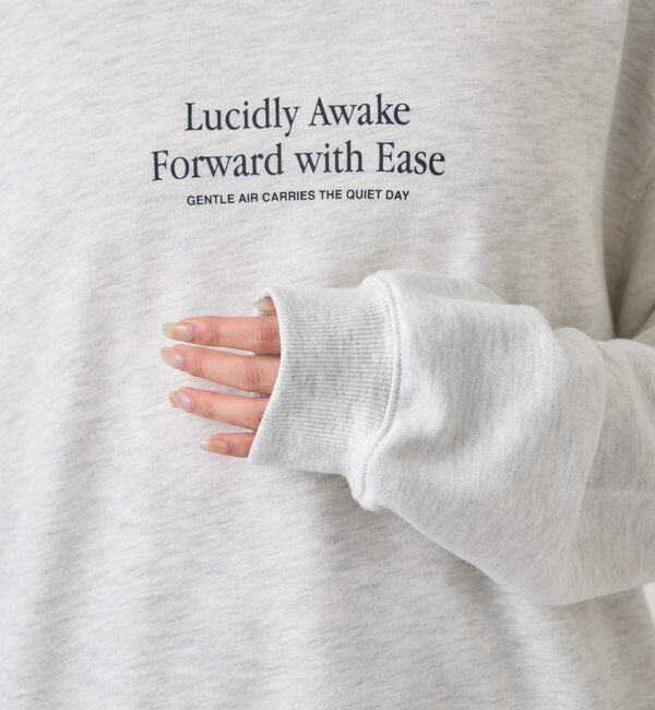  「miniロゴスウェット」|Tシャツ・カットソー|