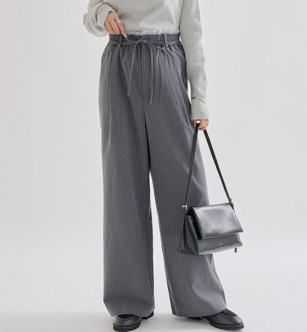  「Wベルトパンツ」|チノ|